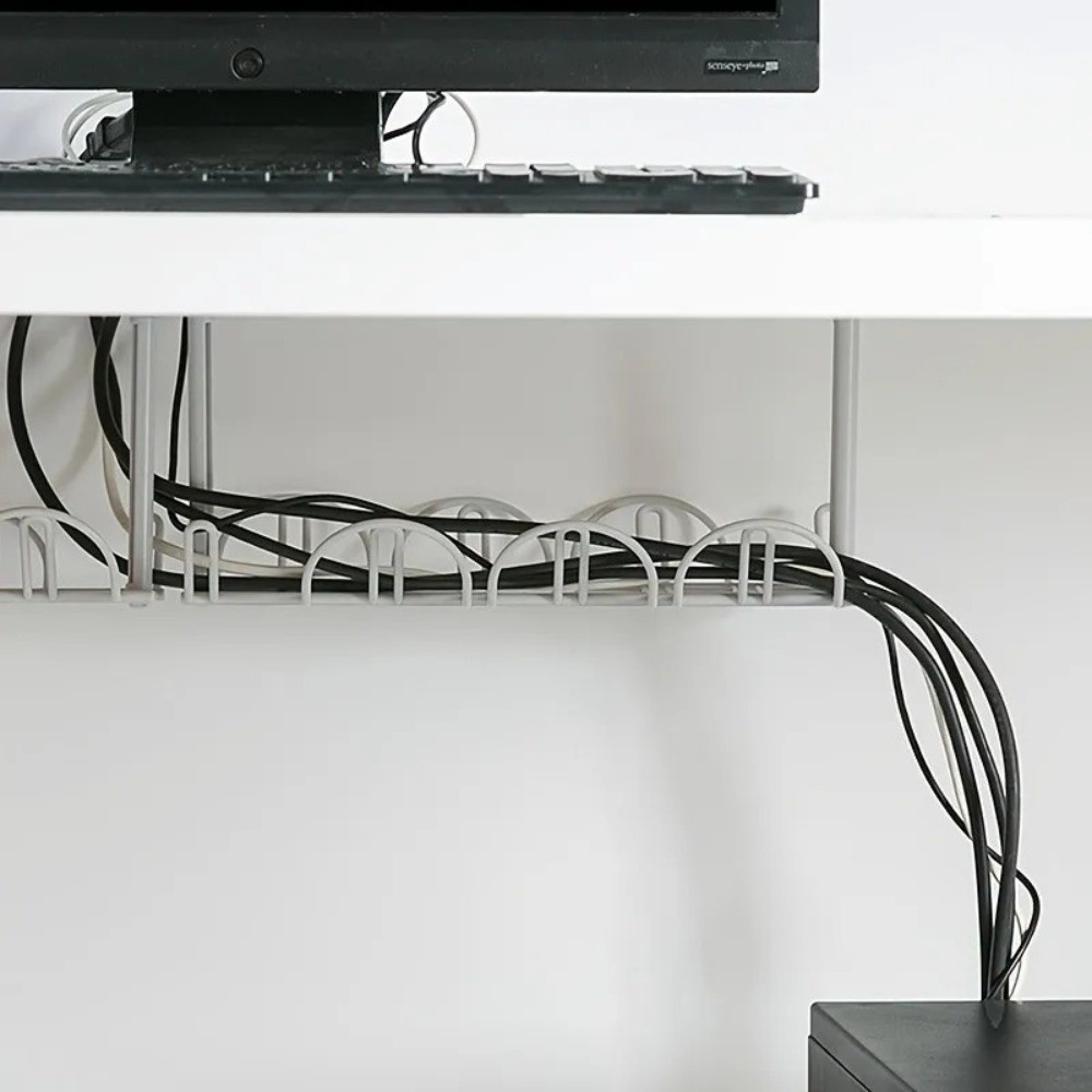 Cable Tray Under Desk - Organizer na kable pod biurko, wielofunkcyjny