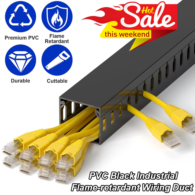 Cable Tray Under Desk - Przemysłowy, trudnopalny kanał okablowania z PVC,