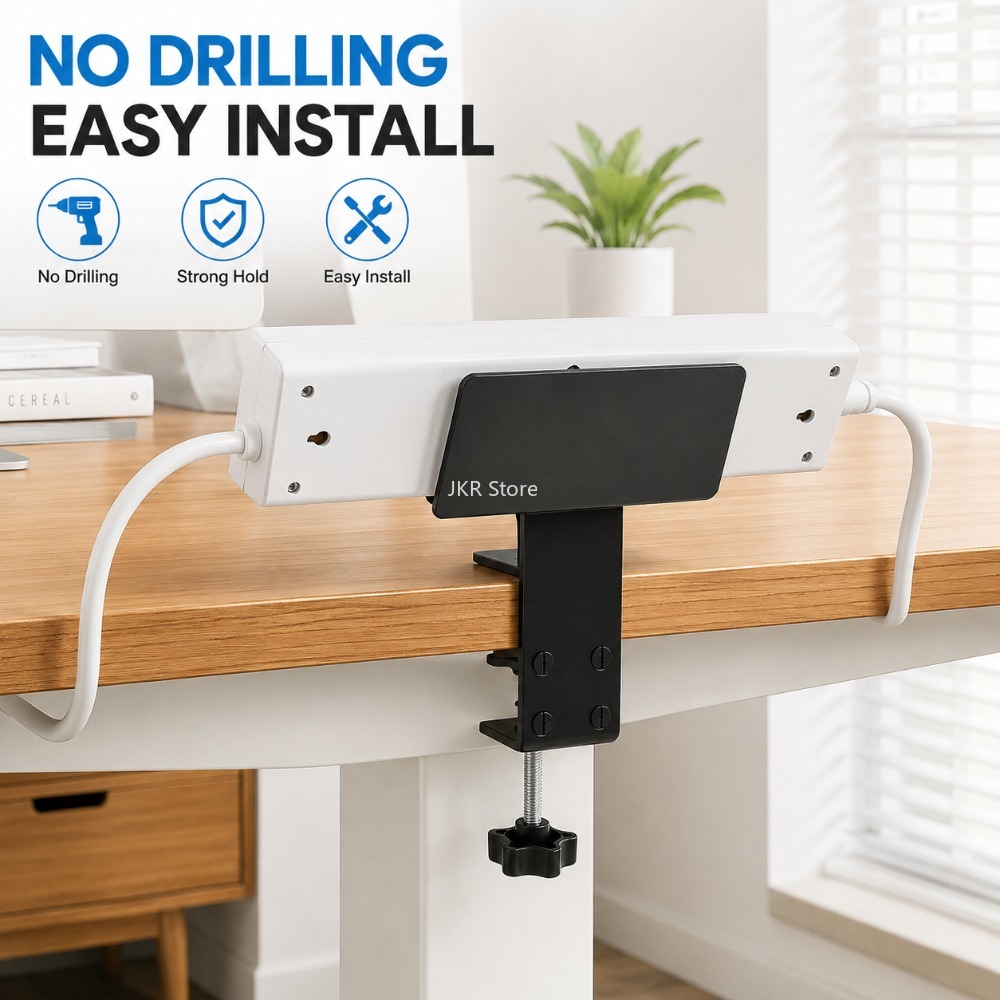 Cable Tray Under Desk - Organizer kabli pod biurkiem, uchwyt na