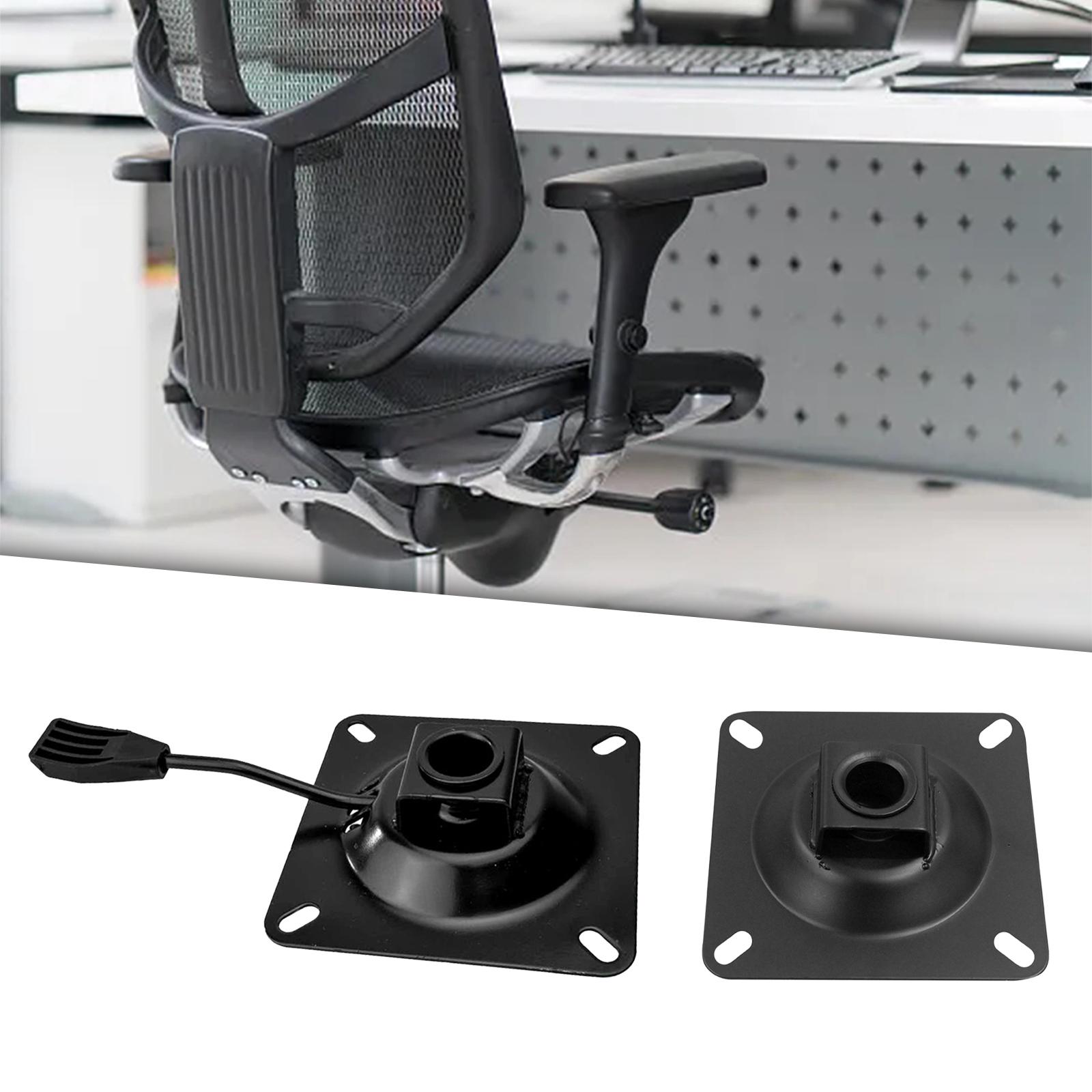 Office Furniture Hardware - Płytka obrotowa do krzesła, wytrzymała, żelazna,