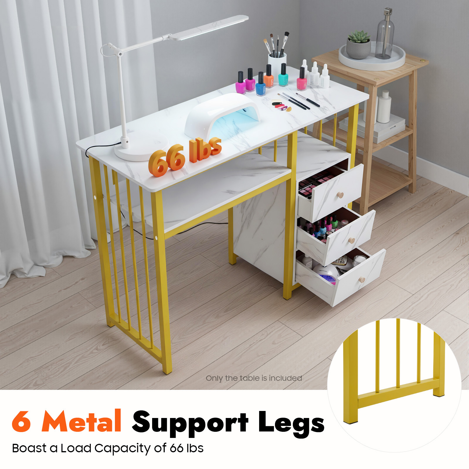 Biurko do manicure z teksturą  – Office Furniture Suppliers recenzja i cena