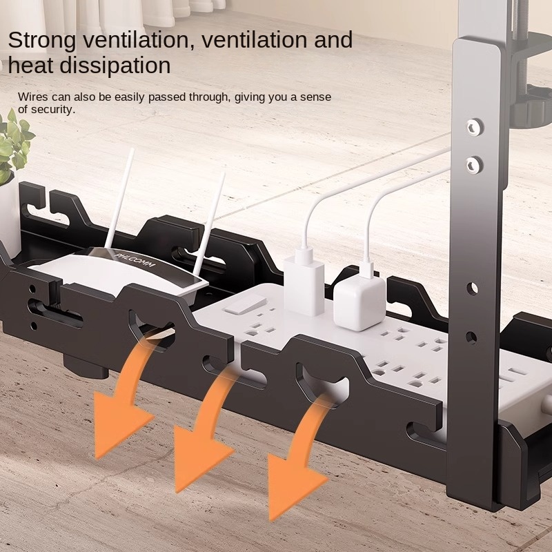 Teleskopowa metalowa półka do  – Cable Tray Under Desk recenzja i cena