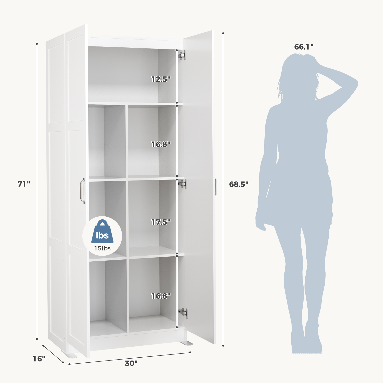 JHK 71IN Drewniana szafka do s – Office Furniture Suppliers recenzja i cena