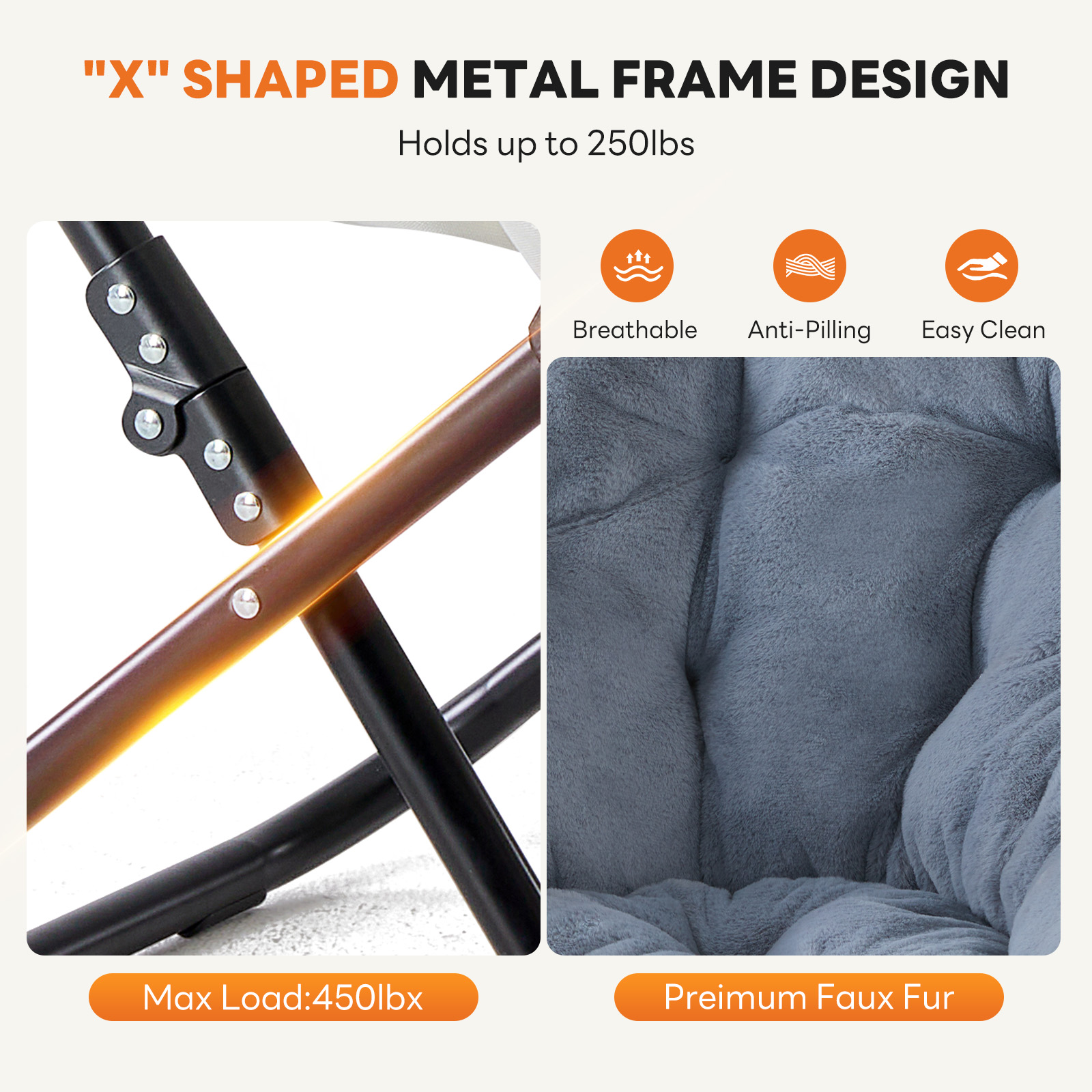 Krzesło biurowe MCQ z imitacji – Office X Furniture recenzja i cena