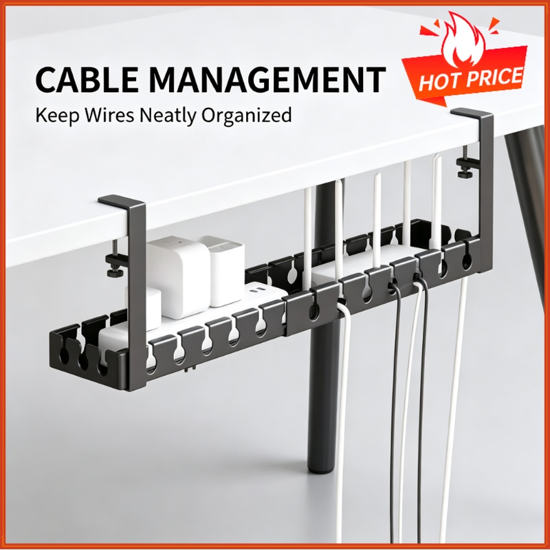 Teleskopowa metalowa szuflada  – Cable Tray Under Desk recenzja i cena