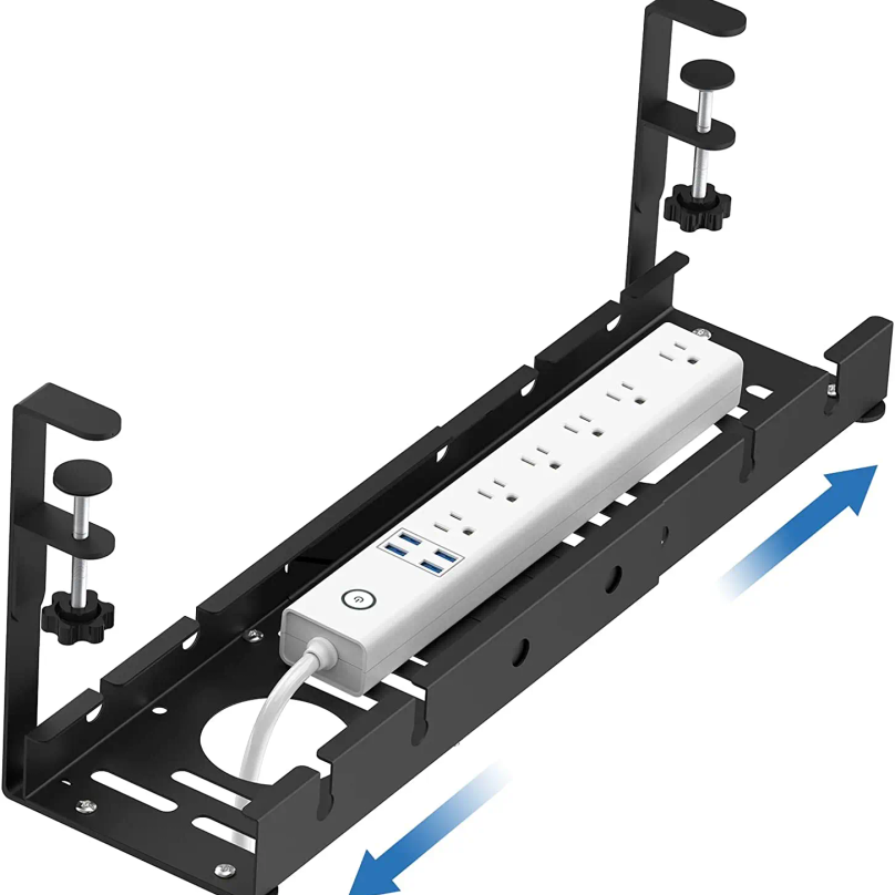 Metalowa prowadnica kabli pod  – Cable Tray Under Desk recenzja i cena