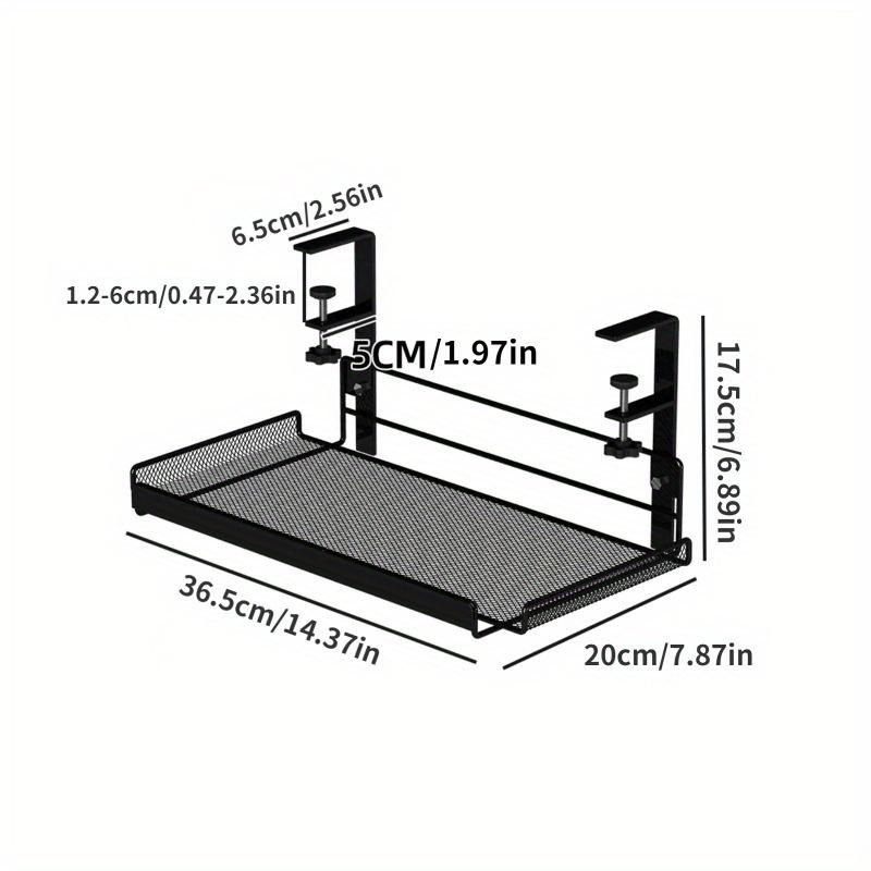 1 szt. Metalowy organizer kabl – Cable Tray Under Desk recenzja i cena