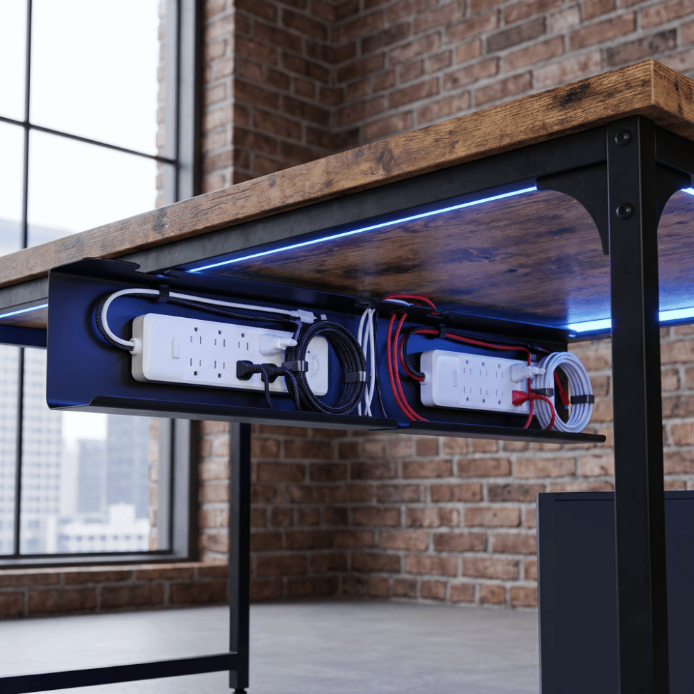 PVC Organizer kabli pod biurko – Cable Tray Under Desk recenzja i cena