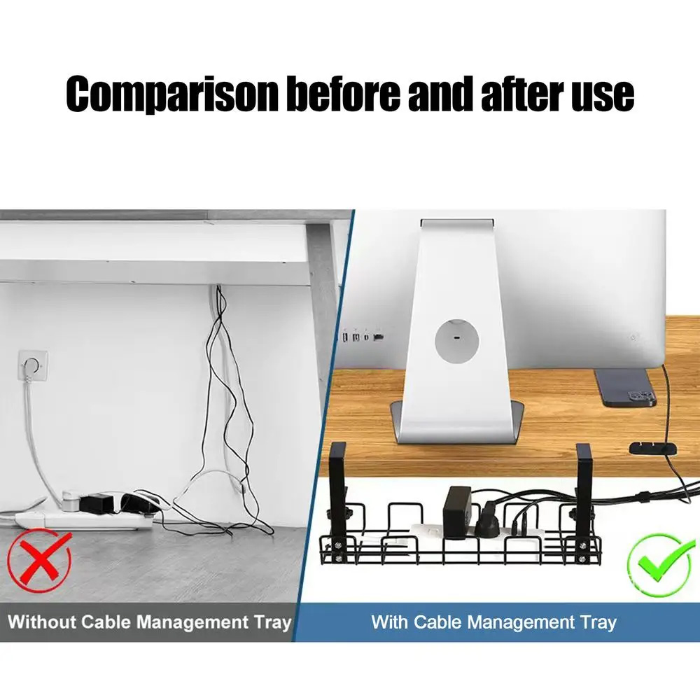 Skrzynka do zarządzania kablam – Cable Tray Under Desk recenzja i cena